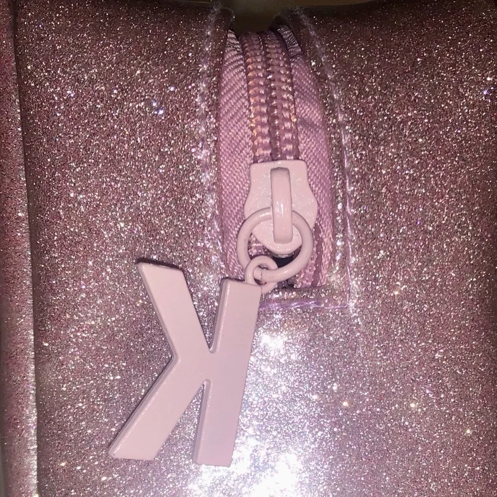 Pink/Glittery Kylie Cosmetic MakeUp Bag.